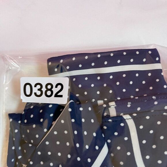 L' Academie The Classic Button Up Shirt Womens Size Small Navy/White Stripe‎ Top - Picture 12 of 12